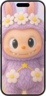 Силиконовый чехол Лабубу 1 для Apple iPhone 17 - 6709u-4031 изображение 