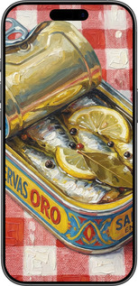 Силиконовый чехол Vintage Sardine Tin Phone для Apple iPhone 17 - 6772u-4031 изображение 