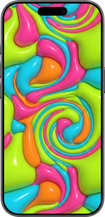 Силиконовый чехол Y2K Jelly Dream для Apple iPhone 17 - 6780u-4031 изображение 