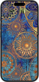 Силіконовий чехол Золотий візерунок для Apple iPhone 17 - 678u-4031 изображение 