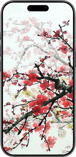 Силиконовый чехол Цветущий куст для Apple iPhone 17 - 831u-4031 изображение 