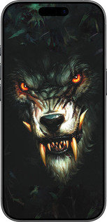 Силіконовий чехол Диявольський вовк для Apple iPhone 17 - 833u-4031 изображение 