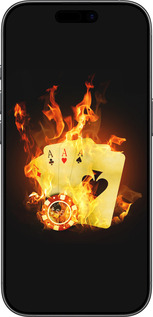 Силиконовый чехол Горящие карты для Apple iPhone 17 - 839u-4031 изображение 