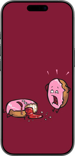 Силиконовый чехол Печенье для Apple iPhone 17 - 911u-4031 изображение 