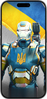 Силиконовый чехол Украинский киборг для Apple iPhone 17 - 980u-4031 изображение 