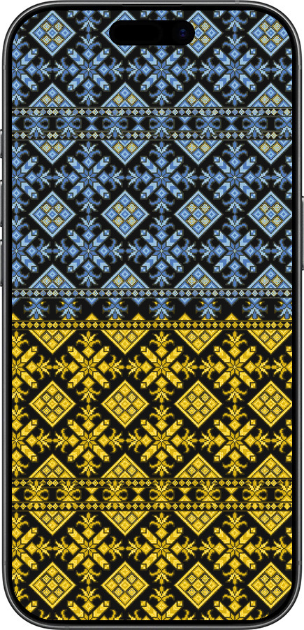 Силиконовый чехол Жовто-блакитна вишиванка для Apple iPhone 17 - 1169u-4031 изображение 