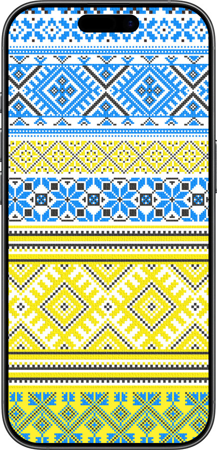 Силіконовий чехол Вишиванка 40 для Apple iPhone 17 - 1174u-4031 изображение 