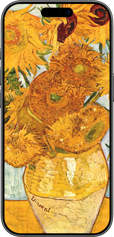 Силіконовий чехол Вінсент Ван Гог. Соняшники для Apple iPhone 17 - 162u-4031 изображение 
