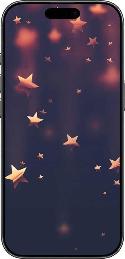 Силіконовий чехол Падаючі зірки для Apple iPhone 17 - 3974u-4031 изображение 