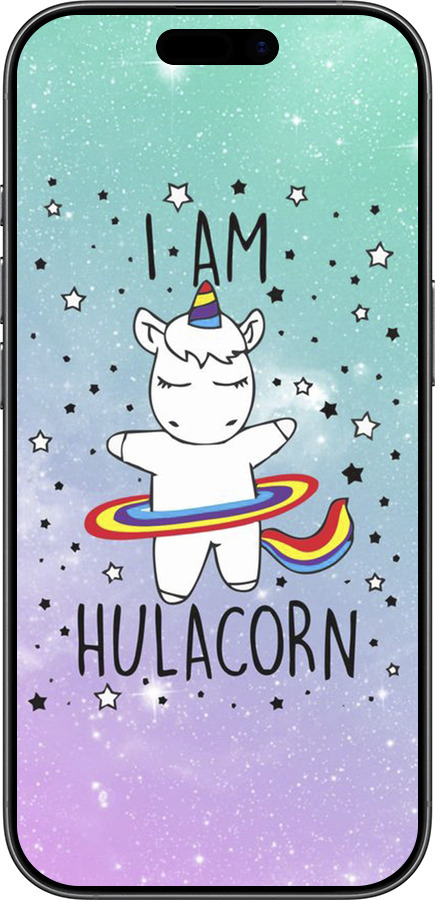 Силиконовый чехол I'm hulacorn для Apple iPhone 17 - 3976u-4031 изображение 