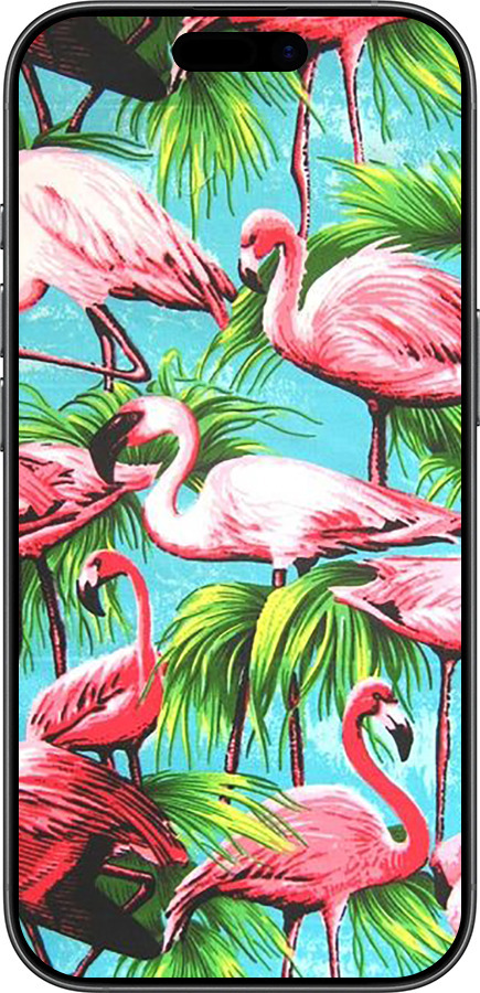 Силиконовый чехол Tropical background для Apple iPhone 17 - 4016u-4031 изображение 