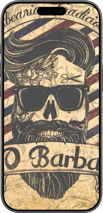 Силиконовый чехол Barber Shop для Apple iPhone 17 - 4097u-4031 изображение 