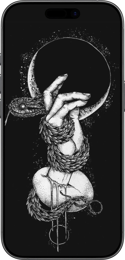 Силиконовый чехол Змея в руке для Apple iPhone 17 - 4149u-4031 изображение 