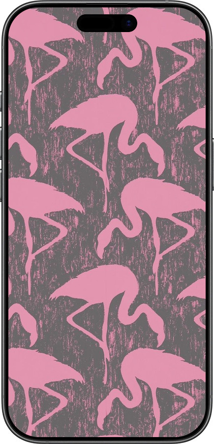Силиконовый чехол Vintage-Flamingos для Apple iPhone 17 - 4171u-4031 изображение 