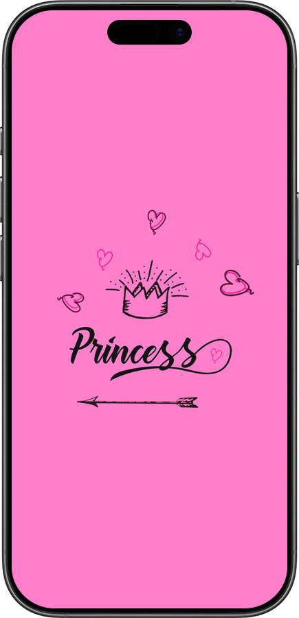 Силиконовый чехол Princess для Apple iPhone 17 - 4361u-4031 изображение 
