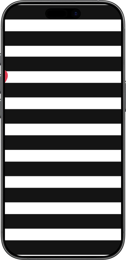 Силиконовый чехол Черно-белые полосы для Apple iPhone 17 - 4461u-4031 изображение 