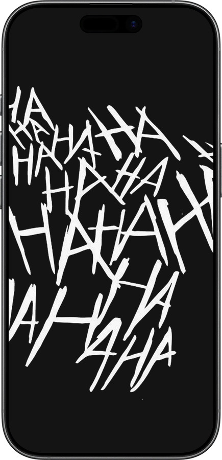 Силиконовый чехол joker hahaha для Apple iPhone 17 - 4509u-4031 изображение 