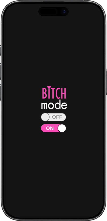 Силиконовый чехол Bitch mode для Apple iPhone 17 - 4548u-4031 изображение 