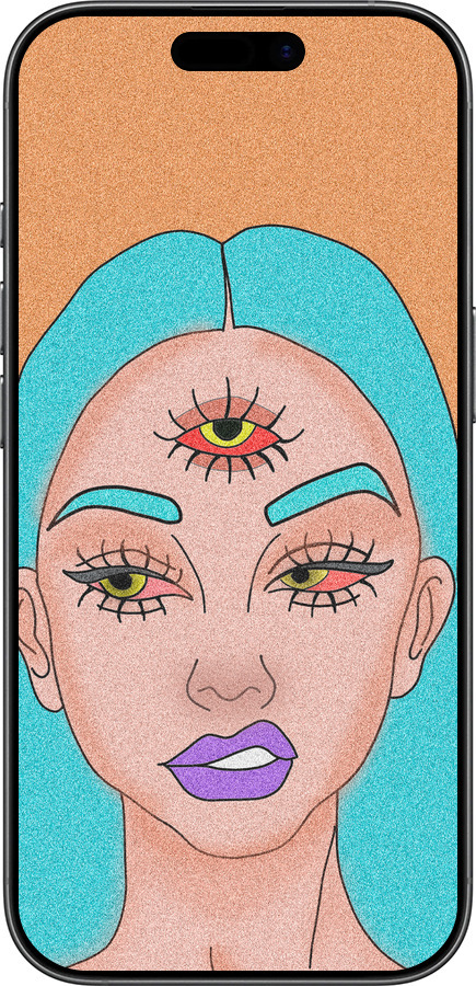Силиконовый чехол Девушка рисунок для Apple iPhone 17 - 4576u-4031 изображение 