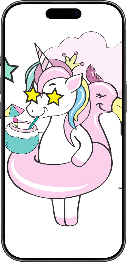 Силиконовый чехол Crown Unicorn для Apple iPhone 17 - 4660u-4031 изображение 