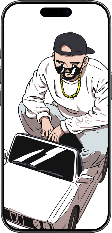 Силиконовый чехол Тачка для Apple iPhone 17 - 4663u-4031 изображение 