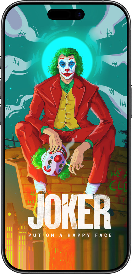 Силиконовый чехол Джокер1 для Apple iPhone 17 - 4675u-4031 изображение 