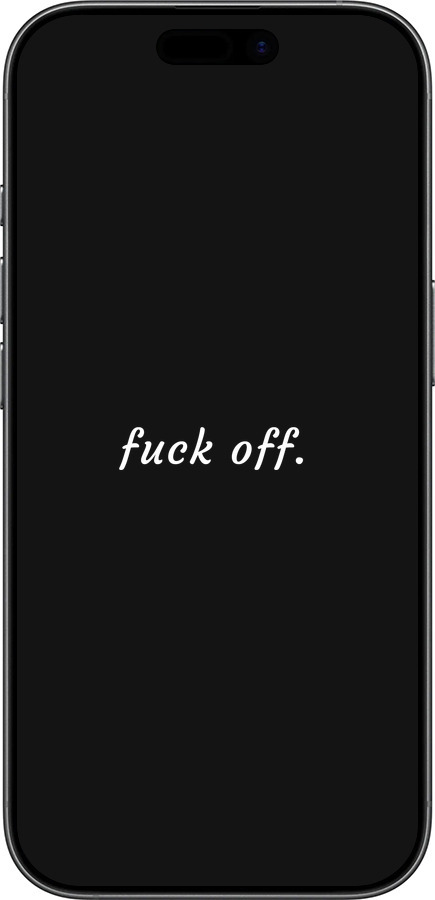 Силіконовий чехол Fuck off для Apple iPhone 17 - 4731u-4031 изображение 