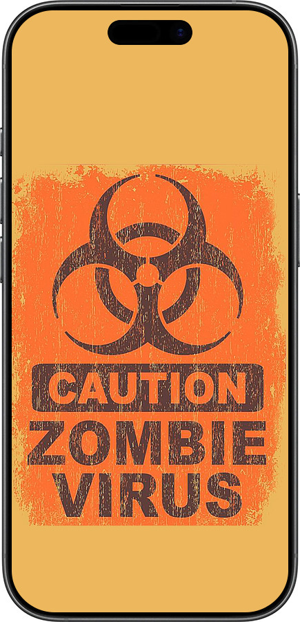 Силіконовий чехол Biohazard 1 для Apple iPhone 17 - 4817u-4031 изображение 