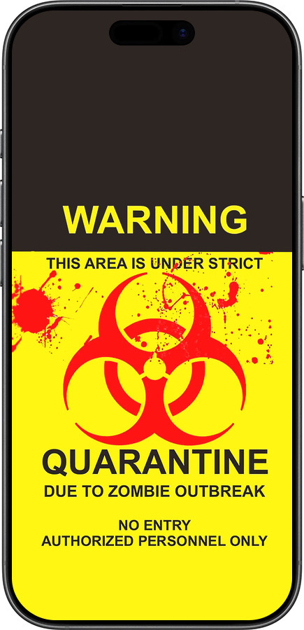 Силіконовий чехол Biohazard 9 для Apple iPhone 17 - 4825u-4031 изображение 