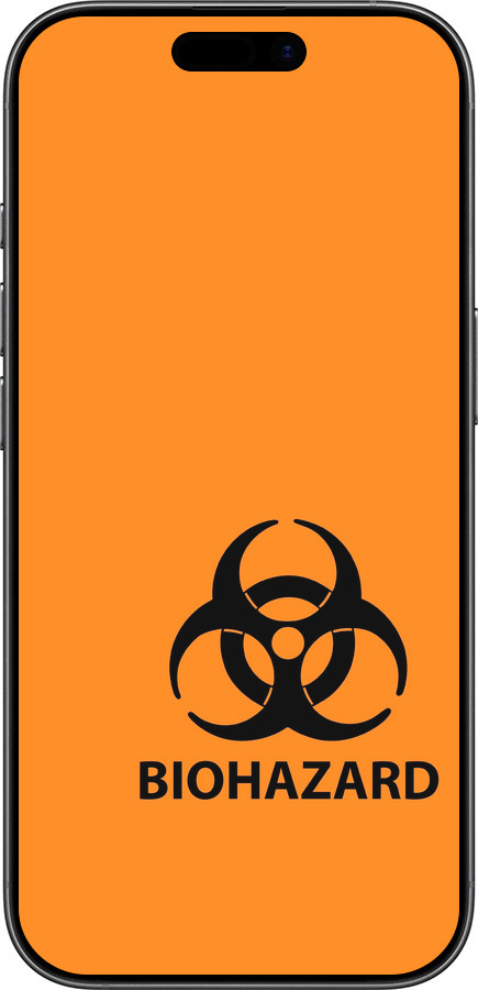 Силиконовый чехол biohazard 33 для Apple iPhone 17 - 4851u-4031 изображение 