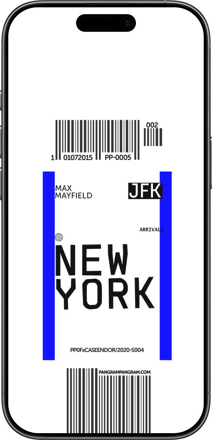 Силиконовый чехол New York для Apple iPhone 17 - 4861u-4031 изображение 