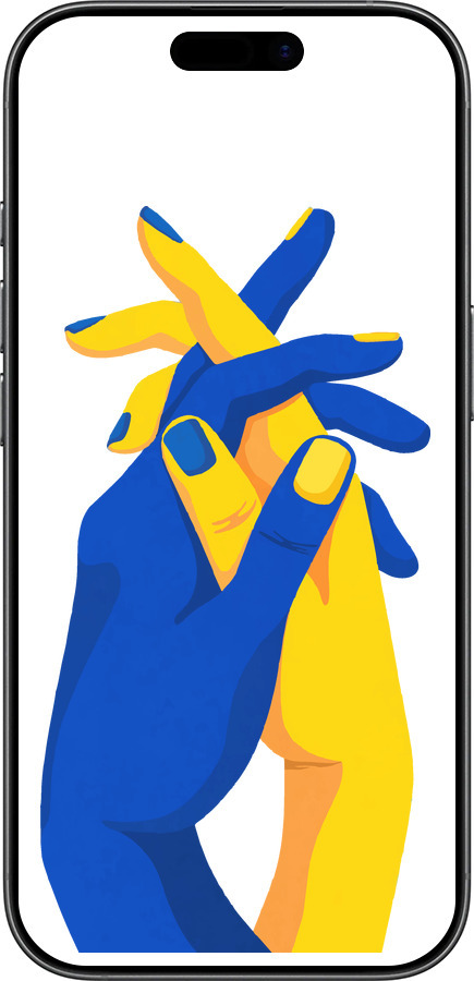 Силіконовий чехол Stand With Ukraine для Apple iPhone 17 - 5255u-4031 изображение 