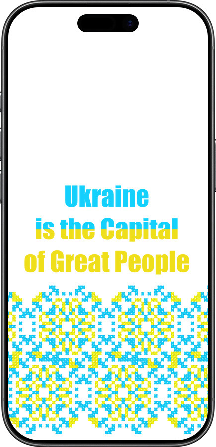 Силиконовый чехол Ukraine для Apple iPhone 17 - 5283u-4031 изображение 