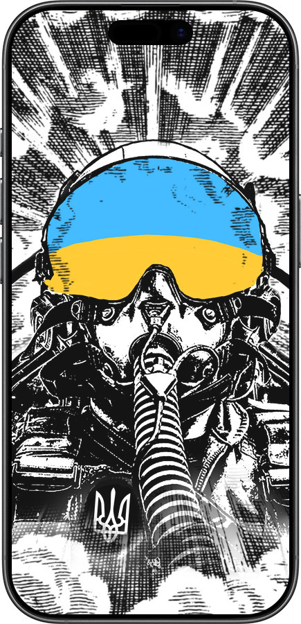 Силиконовый чехол Призрак Киева v3 для Apple iPhone 17 - 5307u-4031 изображение 