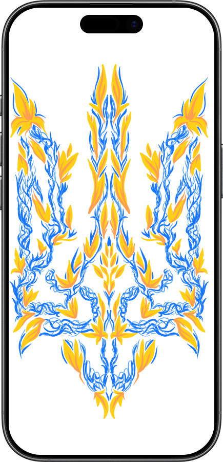 Силиконовый чехол Герб Украины v3 для Apple iPhone 17 - 5313u-4031 изображение 