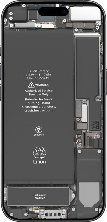 Силиконовый чехол Детали смартфона для Apple iPhone 17 - 5487u-4031 изображение 