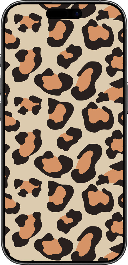 Силиконовый чехол Пятна леопарда v2 для Apple iPhone 17 - 5496u-4031 изображение 