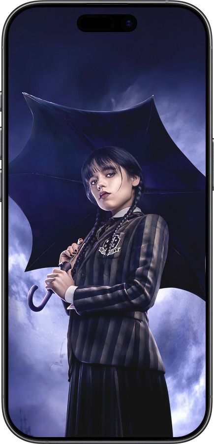 Силиконовый чехол Wednesday v2 для Apple iPhone 17 - 5516u-4031 изображение 