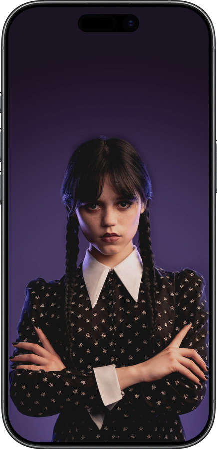 Силиконовый чехол Wednesday v3 для Apple iPhone 17 - 5517u-4031 изображение 