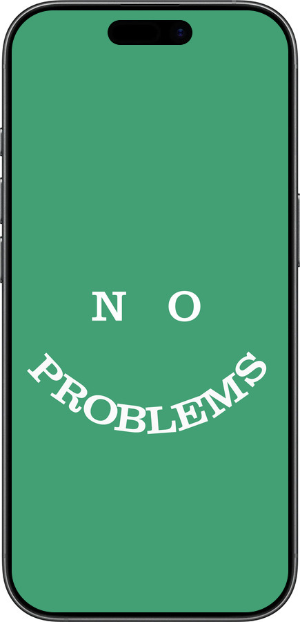 Силиконовый чехол No Problems для Apple iPhone 17 - 5573u-4031 изображение 