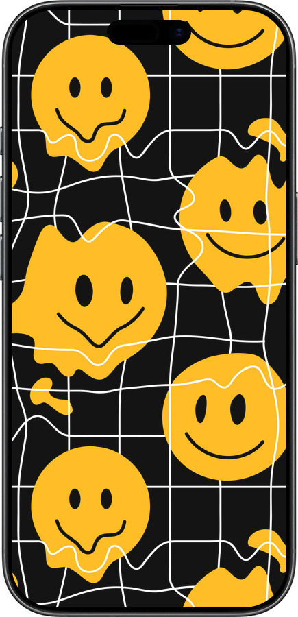 Силиконовый чехол Смайлы v3 для Apple iPhone 17 - 5623u-4031 изображение 