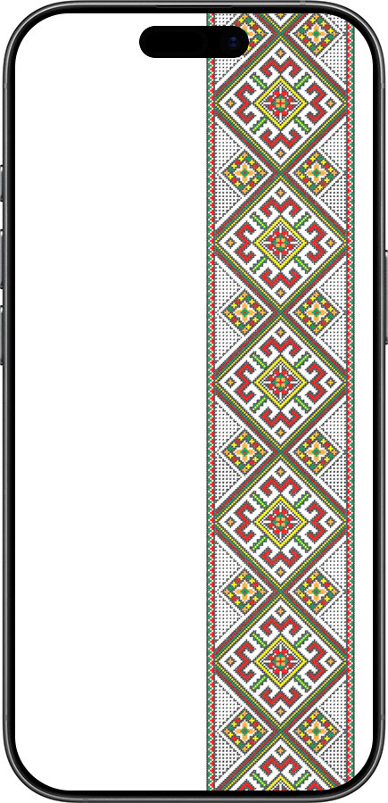 Силиконовый чехол Вышиванка 8 для Apple iPhone 17 - 574u-4031 изображение 