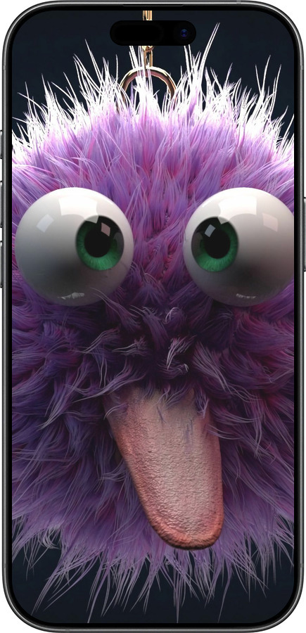 Силиконовый чехол Пушистик для Apple iPhone 17 - 6017u-4031 изображение 