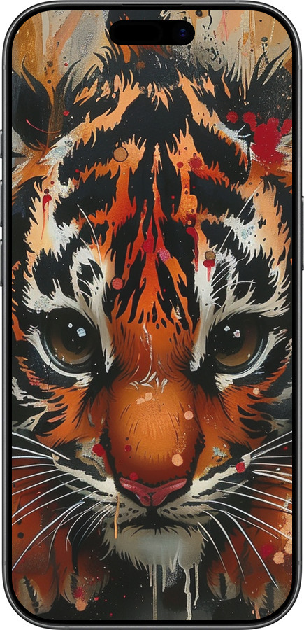 Силиконовый чехол Mini tiger для Apple iPhone 17 - 6052u-4031 изображение 