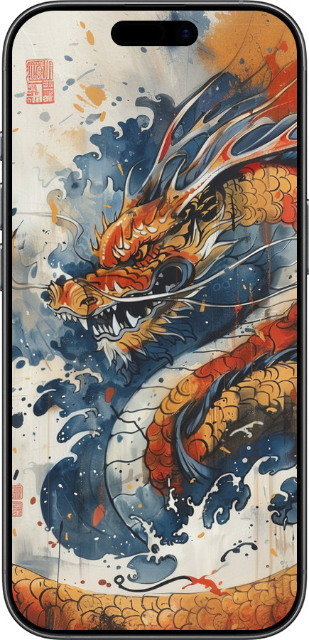 Силіконовий чехол Гнів дракона для Apple iPhone 17 - 6112u-4031 изображение 