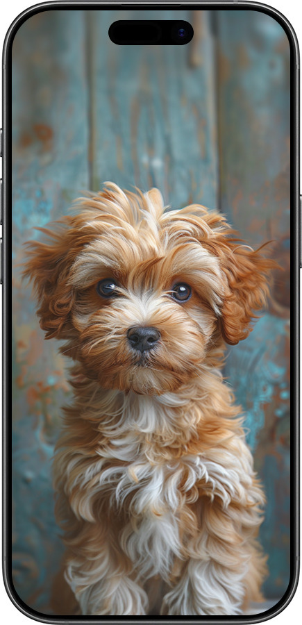 Силиконовый чехол Щенок мальтипу для Apple iPhone 17 - 6157u-4031 изображение 