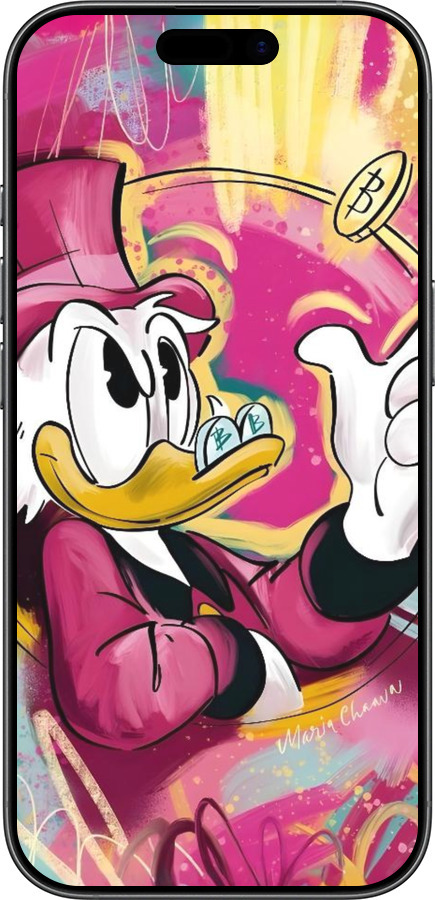 Силіконовий чехол Скрудж для Apple iPhone 17 - 6283u-4031 изображение 