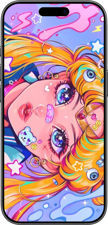 Силиконовый чехол Сейлор Мун 4 для Apple iPhone 17 - 6353u-4031 изображение 