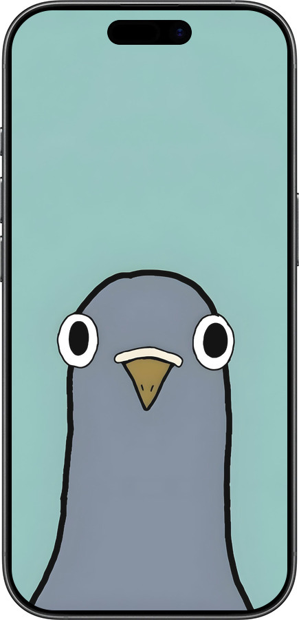 Силиконовый чехол Голубь для Apple iPhone 17 - 6388u-4031 изображение 