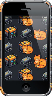 3D пластиковый матовый чехол Autonomous Zone для Apple iPhone 3Gs - 6771m-34 изображение 